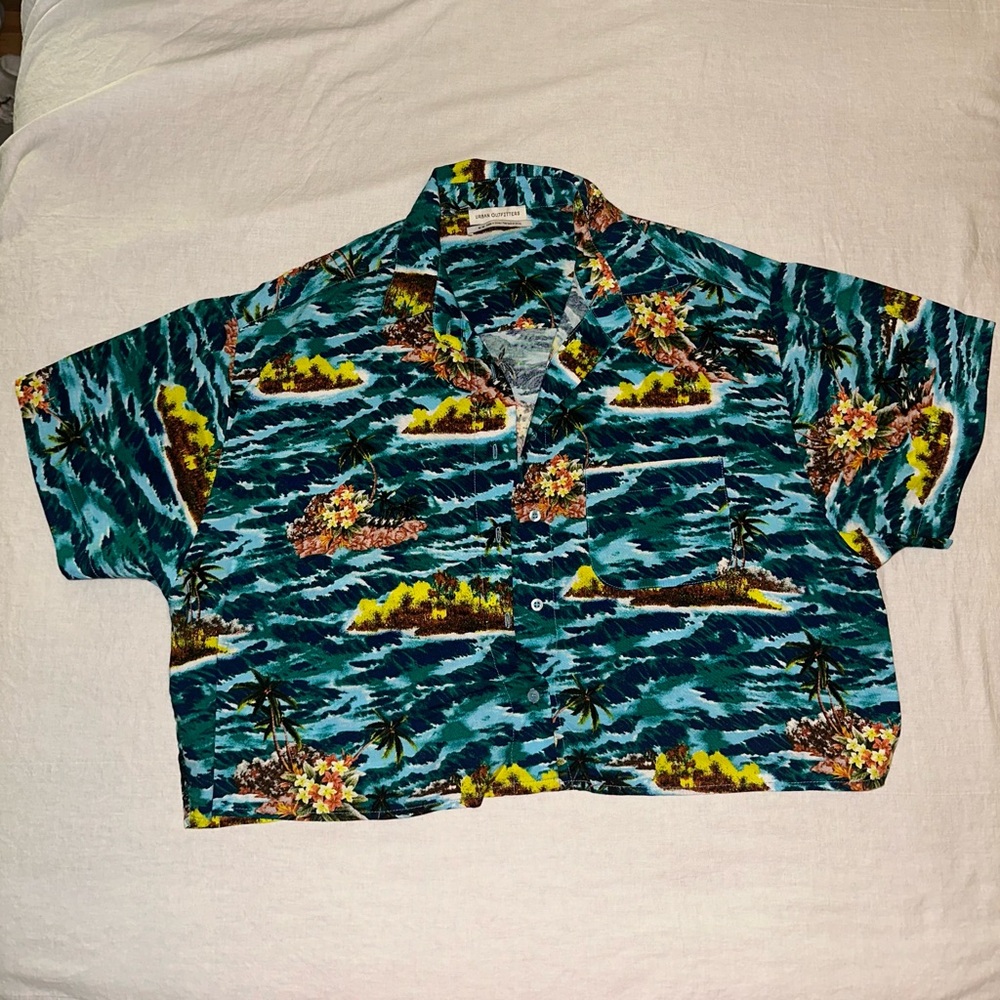 Vintage Hawaiian Print Shirt - Urban Outfitters